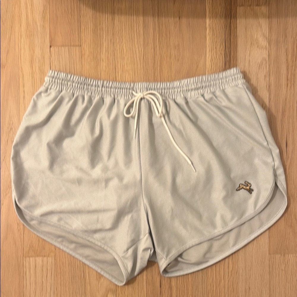 Tracksmith Light Gray Athletic Shorts